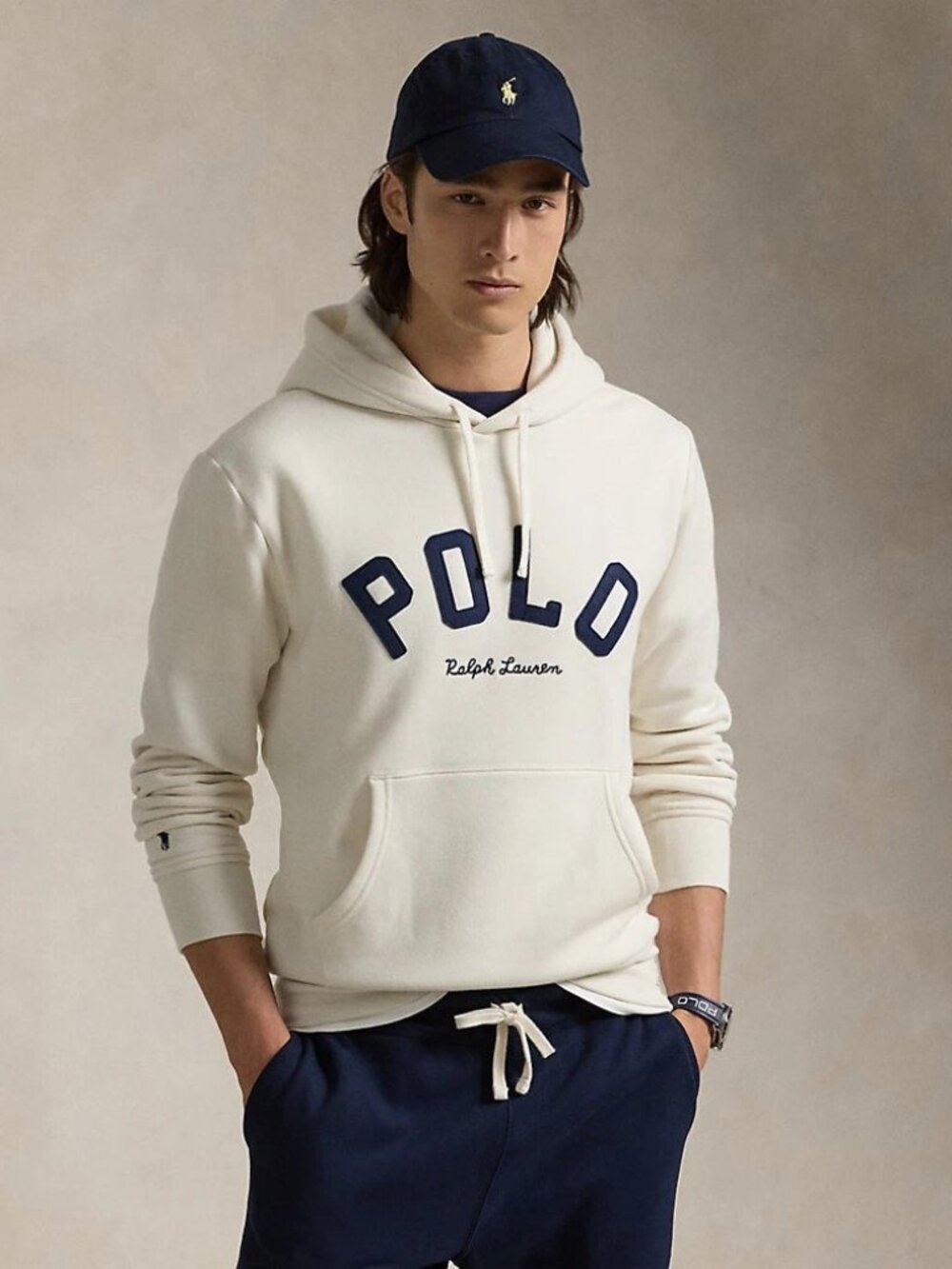 New  Polo Ralph Lauren Men's THE RL FLEECE LOGO HOODIE - Size L